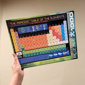 The PERIODIC TABLE of the ELEMENTS by EuroGraphics JIGSAW PUZZLE 1000 pieces